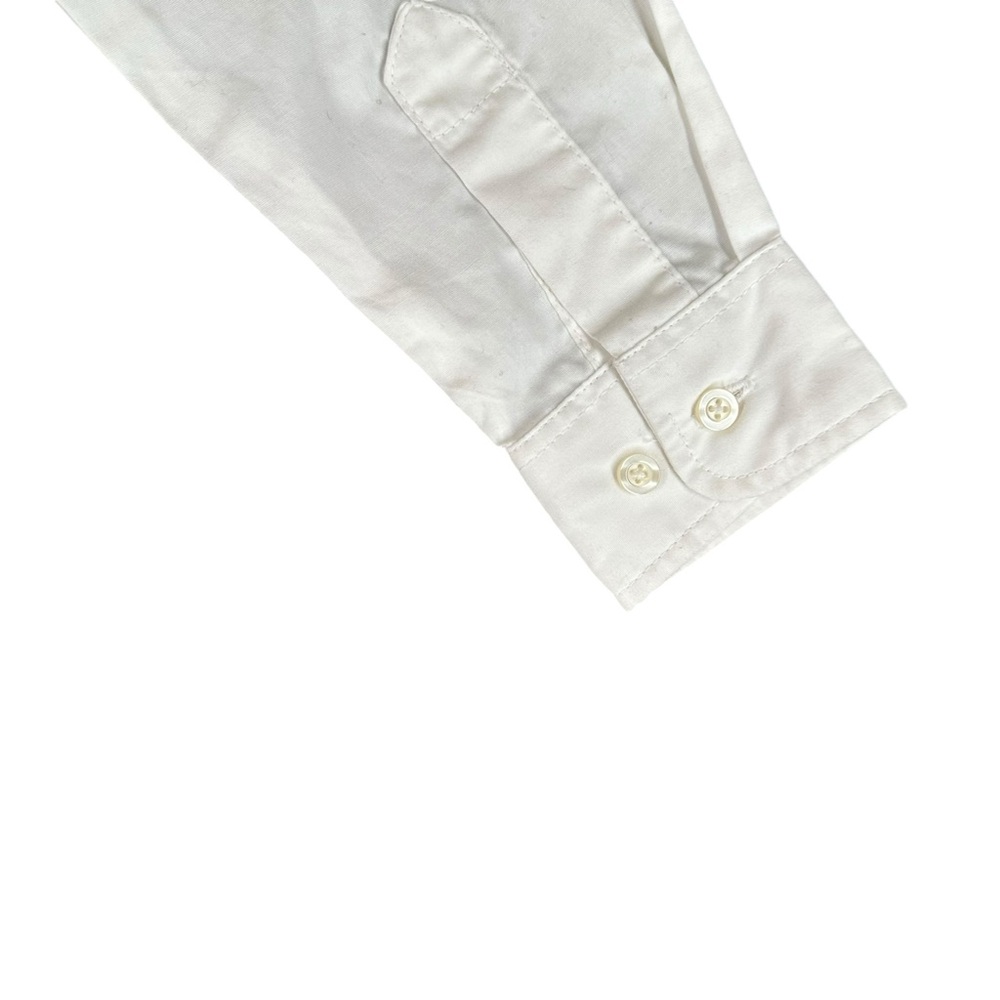Chaps Boy’s 7 White Button LS Dress Shirt Cotton Blend Pocket Preppy Classic - Picture 13 of 13